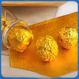 Papel de Aluminio para Chocolate con Impresión Personalizada y Grabado en Relieve para Envasado de Alimentos, Tempera Suave, Grosor Personalizado - Product Image 3