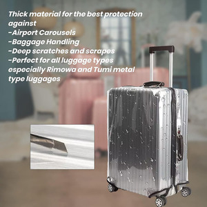 Funda Protectora para Equipaje Transparente e Impermeable Personalizada, Funda para Maleta Resistente a Daños - Product Image 2