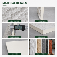 Panel Dinding Batu PU Berkualitas Tinggi dan Harga Terjangkau, Panel Dinding Batu 3D PU Tahan Air