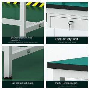 Banc <span class=keywords><strong>de</strong></span> travail en acier léger antistatique, table d'emballage, ligne d'assemblage d'atelier, lampe <span class=keywords><strong>de</strong></span> travail, support <span class=keywords><strong>de</strong></span> maintenance, inspection <span class=keywords><strong>de</strong></span> qualité, <span class=keywords><strong>monteur</strong></span> - Product Image 4