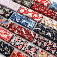 Matériau de matelassage léger, doux et écologique, résistant aux déchirures, tissu Patchwork imprimé 100% coton japonais, 20x25cm, vente en gros
