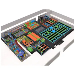 Parco giochi del parco del trampolino di vendita della fabbrica degli adulti dell'interno dei parchi commerciali di nuova progettazione
