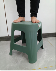 Novo Design de Banqueta Plástica Empilhável e Durável para Casa e Puff - Product Image 4