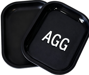 En stock, bajo MOQ, bandeja metálica enrollable con tapa magnética 18*14cm, venta al por mayor, bandeja para fumar con impresión personalizada para molinillo de hierbas - Product Image 1