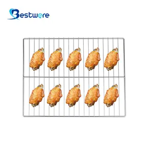 Electric Charcoal Baking Tray Microwave Oven Accessory Grill Mesh Cake Bread Cooling Bbq Wire Rack