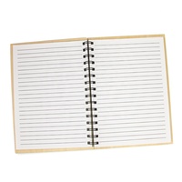 Umwelt freundliches Notizbuch aus recyceltem Papier Säure frei Unrugeled Blank Journal Holz Hardcover Holz abdeckung Notizbuch Wand schilder