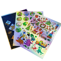 Papel Adhesivo Holográfico Arcoíris de Vinilo Impermeable Imprimible en Blanco de Primera Calidad, Papel Adhesivo Permanente Personalizado para Impresora de Inyección de Tinta A4