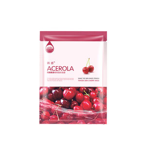 Thé vert nid d'oiseau hydratant rafraîchissant masque facial concombre perle Aloe Vera pur lisse cerise masque de soie - Product Image 2