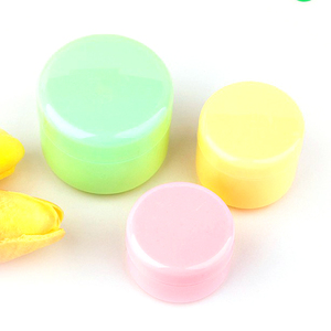Frascos cosméticos vacíos Premium más baratos 20/50g/100g frascos de crema de plástico redondos con tapas de rosca rosa/Verde/blanco/amarillo - Product Image 5