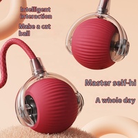 OEM ODM Bestseller Neues Design Interaktiver Intelligenter Ball mit Schwanz-Zubehör, Rollt Schnell auf Teppich, Unzerstörbares Rollendes Smartes Katzenspielzeug