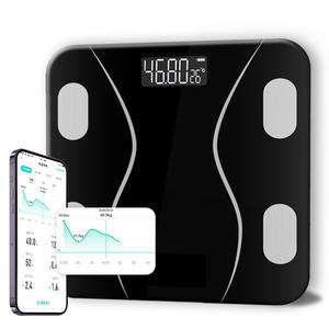 Hochfeste Gehärtete Glas-Körperwaage mit LED-Anzeige für den Heimgebrauch Digitale Körperfettwaage mit OEM/ODM-Unterstützung - Product Image 4