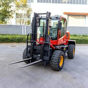 HT-CPD3.5T รถยก4x4ขับเคลื่อน huichai 3.5ตันเครื่องยนต์42KW สำหรับงานก่อสร้าง - Product Image 4