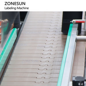ZONESUN-Máquina automática de etiquetado de etiquetas adhesivas, cubos de mermelada de frutas, botella cónica, loción, parte delantera y trasera, 2017 - Product Image 5