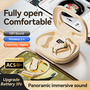 Audífonos Intrauditivos Inalámbricos M115 Negros Personalizados de Fábrica, <span class=keywords><strong>Airbuds</strong></span> <span class=keywords><strong>Pro</strong></span> <span class=keywords><strong>2</strong></span> para Juegos, con Clip Abierto, Gancho para la Oreja 5.3, Pantalla Digital, IPX-5 - Product Image 5