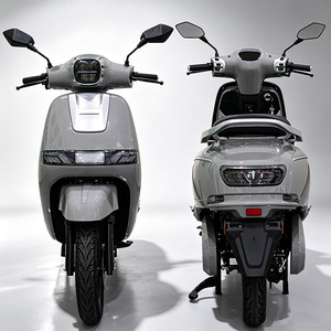 Motocicleta Eléctrica para Adultos CKD SKD de 12 Pulgadas, Hermosa Motocicleta Eléctrica de 1100/1300W, Velocidad de 60km/h, con 2 Asientos - Product Image 2