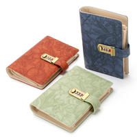 Libreta de Joyería de PU con Diseño Floral en Relieve, de Alta Calidad y Exclusiva, para Regalos Corporativos Promocionales y Obsequios Navideños