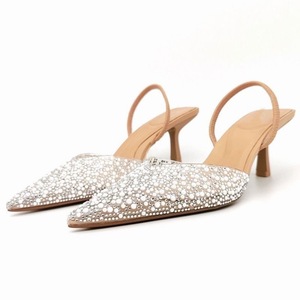 Nouvelles Chaussures d'été pour Femmes : Talons Hauts Élégants Style Fée avec Perles, Idéales pour une Princesse Raffinée et une allure Impeccable - Product Image 6
