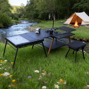 Mesa Táctica Moderna de Aleación de Aluminio Igt, Panel Multifuncional Modular Plegable de Metal, Mesa de Cocina para Acampar al Aire Libre - Product Image 1