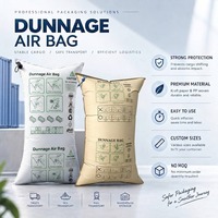Sac gonflable de calage personnalisé pour conteneurs, en papier kraft, pour prévenir les dommages, système de sécurisation de la cargaison pour l'expédition