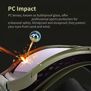 TYPHON Tactical Protective Eye Glasses Windproof Dustproof Shockproof Outdoor CS Sports Eye Protection <b>Eyewear</b> - Product Image 5