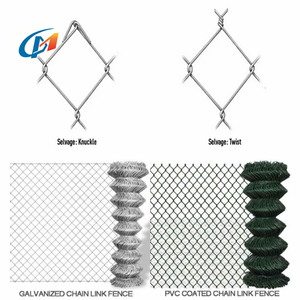 Clôture de jardin commerciale et résidentielle facilement assemblable, rouleaux de clôture grillagée <span class=keywords><strong>à</strong></span> mailles losangées galvanisée <span class=keywords><strong>à</strong></span> chaud avec fil barbelé - Product Image 2