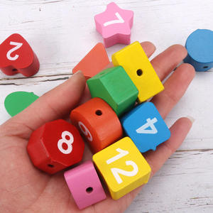 <strong>Montessori</strong> Cartoon Animal Wooden Beaded Geometry Digital Clock Puzzle Educational <strong>Toy</strong> <strong>for</strong> <strong>2</strong> to 4 <strong>Year</strong> <strong>Old</strong> Children - Product Image 6