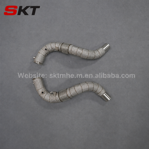 Pour BMW F10 550i F06 650i F01 F02 750i N63 4.4L V8 Twin Turbo Downpipe en acier inoxydable - Product Image 3