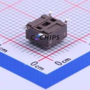 DTSM-61N-V-T/R Tactile Switch SMD-4P,6.2x6.2mm Switch Single Pole Single Throw Round Button 6.2mm 6.2mm - Product Image 2