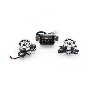 Guidon stéréo haute fidélité pour <span class=keywords><strong>moto</strong></span> <span class=keywords><strong>Honda</strong></span>, étanche, résistant aux chocs, système Audio, Radio FM, MP3, 2 haut-parleurs, nouveau - Product Image 1