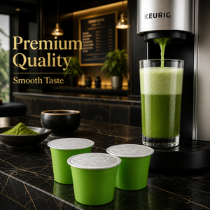 Cápsulas de Matcha Compatibles con Keurig 2.0, Paquete de Veinticuatro Unidades, Cápsulas de Té Verde Orgánico, Marca Privada, Venta al por Mayor - Product Image 5