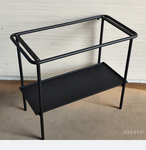 Bathroom Renovation Transitional Kitchen <strong>Post</strong> Modern Style <strong>Wash</strong> Counter Vanity Unit Steel Vanity Set Dressing Console Table CHIC - Product Image 6
