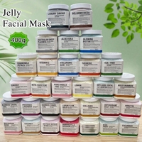 Aangepaste logo 650g/500g/300g 50 smaken Peel-off DIY Jellymask Gezichtsmasker 24k Goud Anti-veroudering Collageen Jelly Mask voor SPA
