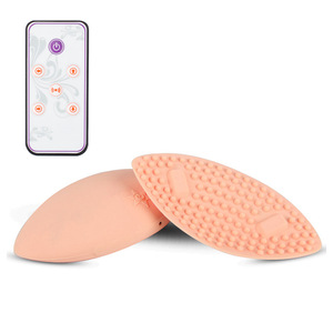 Breast Massager Pink Silicone Electric <b>Vibration</b> Wireless USB Rechargeable <b>Remote</b> <b>Control</b> - Product Image 4