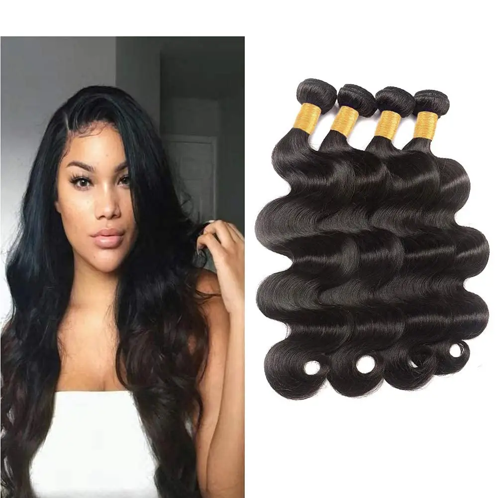 grade 12a raw remy pack indian peruvian malaysian hair wraps packaging boxes custom logo blend bundle with closure