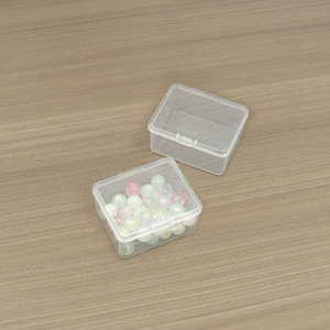 Plastic <b>Storage</b> <b>Box</b> Rectangle 4.9 X 4 X 2.3 Cm With Lid <b>Stackable</b> For Jewelry Fishing Gear Parts Organization - Product Image 2