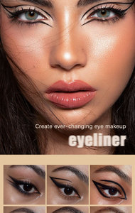 Crayon Eyeliner Waterproof 2026 à Séchage Rapide, Tenue Longue Durée, Anti-Bavures, Fini Mat, Ultra-Fin, Liquide pour Retouches - Product Image 5