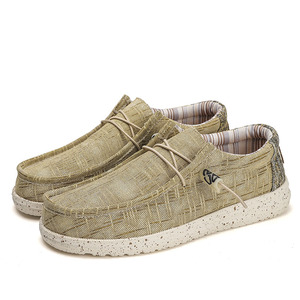 Outdoor Loafers Comfortable Slip-on Walking <strong>Shoes</strong> with EVA Fashion Material for Boating and Leisure Summer and Spring Flax Solid - Product Image 3