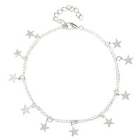 Offre Spéciale mode bijoux fins corps chaîne bracelets de cheville en acier inoxydable Sexy étoile pendentif gland plaqué or bracelets de cheville pour femmes filles