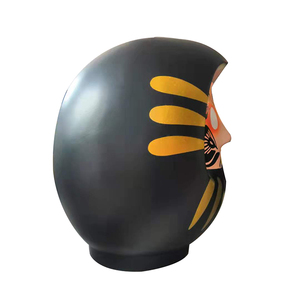 Muñecos Daruma Japoneses Negros para un Feng Shui Saludable, Muñeco Daruma para la Buena Fortuna, Regalo para Amigos de Negocios, Decoración del Hogar - Product Image 4