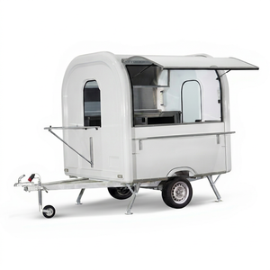 Food Truck Mobile Moderne de Style Capsule 4,8m avec Châssis en Acier Inoxydable et Compartiments Isolés pour Utilisation Extérieure - Product Image 1