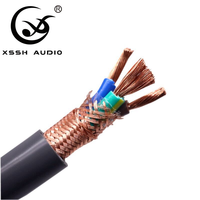 Câble d'alimentation audiophile haut de gamme : Câble d'alimentation CA YIVO DIY/OEM 14 mm, connecteur mâle US 3 broches + connecteur femelle IEC en fibre de carbone