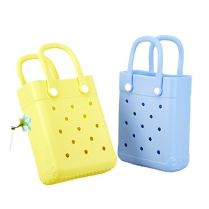 Estuche de EVA de gran capacidad con orificio de inyección Cesta de mano para mascotas Bolsa de almacenamiento de playa Bolsa de compras conveniente Propósito especial - Product Image 1