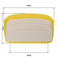 Support de rangement pour cartes à jouer en plastique ABS à 3 niveaux, lisse sans bords vifs, avec deux pieds pliables, organisateur de cartes de bureau pour le poker
