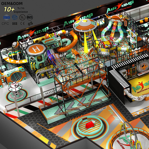 Parque Infantil Comercial Interior para Niños con Trampolí<span class=keywords><strong>n</strong></span>, Toboganes Gigantes, Temática Personalizada con Instalació<span class=keywords><strong>n</strong></span>, Fabricante con Certificació<span class=keywords><strong>n</strong></span> CE - Product Image 1