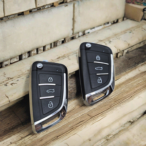 Không dây RF mặt 3 Nút cố định mã 315Mhz 433.92MHz tự động cổng nhà để xe điều khiển từ xa AAA pin thay thế chính duplicator - Product Image 3