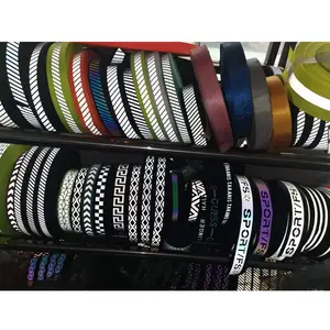 high visible 5cm width orange silver yellow reflective polyester fabric webbing reflex woven ribbon stripe for safety garment