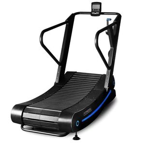 Tapis de course commercial non motorisé pour salle de sport, studio privé, <span class=keywords><strong>domicile</strong></span> – Courbe mécanique sans assistance pour la marche, avec suivi de fréquence cardiaque et calories - Product Image 2