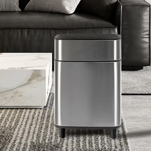 Sang Trọng Cảm Biến Chuyển Động Thùng Rác Có Thể 13 Gallon, Thép Không Gỉ Tự Động Tự Niêm Phong Touchless Thùng Rác Bin Cho Nhà Bếp Phòng Tắm - Product Image 2