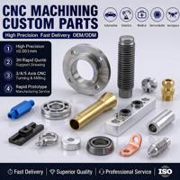 Usinage CNC 5 axes de précision, pièces personnalisées en acier inoxydable, alliage d'aluminium, pièces modifiées pour voitures et motos, service de prototypage rapide