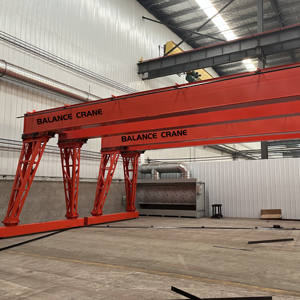 Grue <span class=keywords><strong>portique</strong></span> à double poutre montée sur rail BALANCE HENAN 50 tonnes avec télécommande de type boîte, dotée de composants essentiels : moteur - Product Image 2